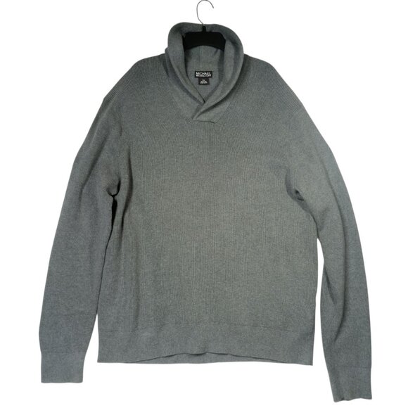 Michael Kors Mock Neck Men's Gray Pullover Sweater Size XXL - Picture 2 of 4